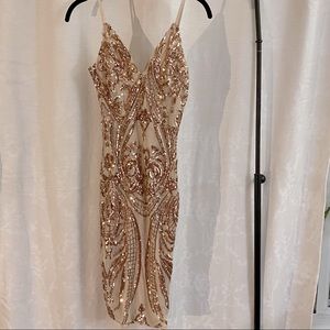 Sequin Mini Dress